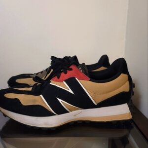 New Balance Black and Tan Sneakers